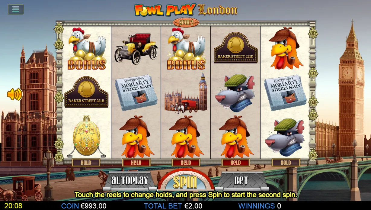 Fowl Play London Slot